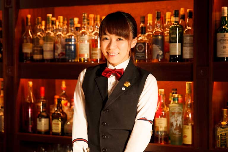 barwomen illustation geisha moderne